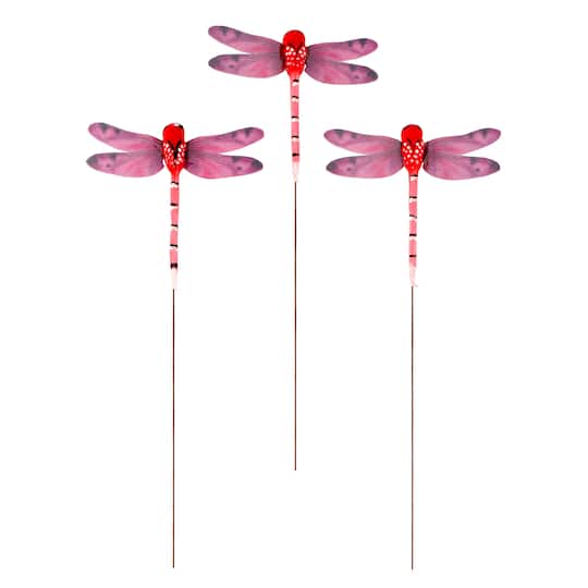 12 Packs: 3 ct. (36 total) Dragonfly Accents by Ashland